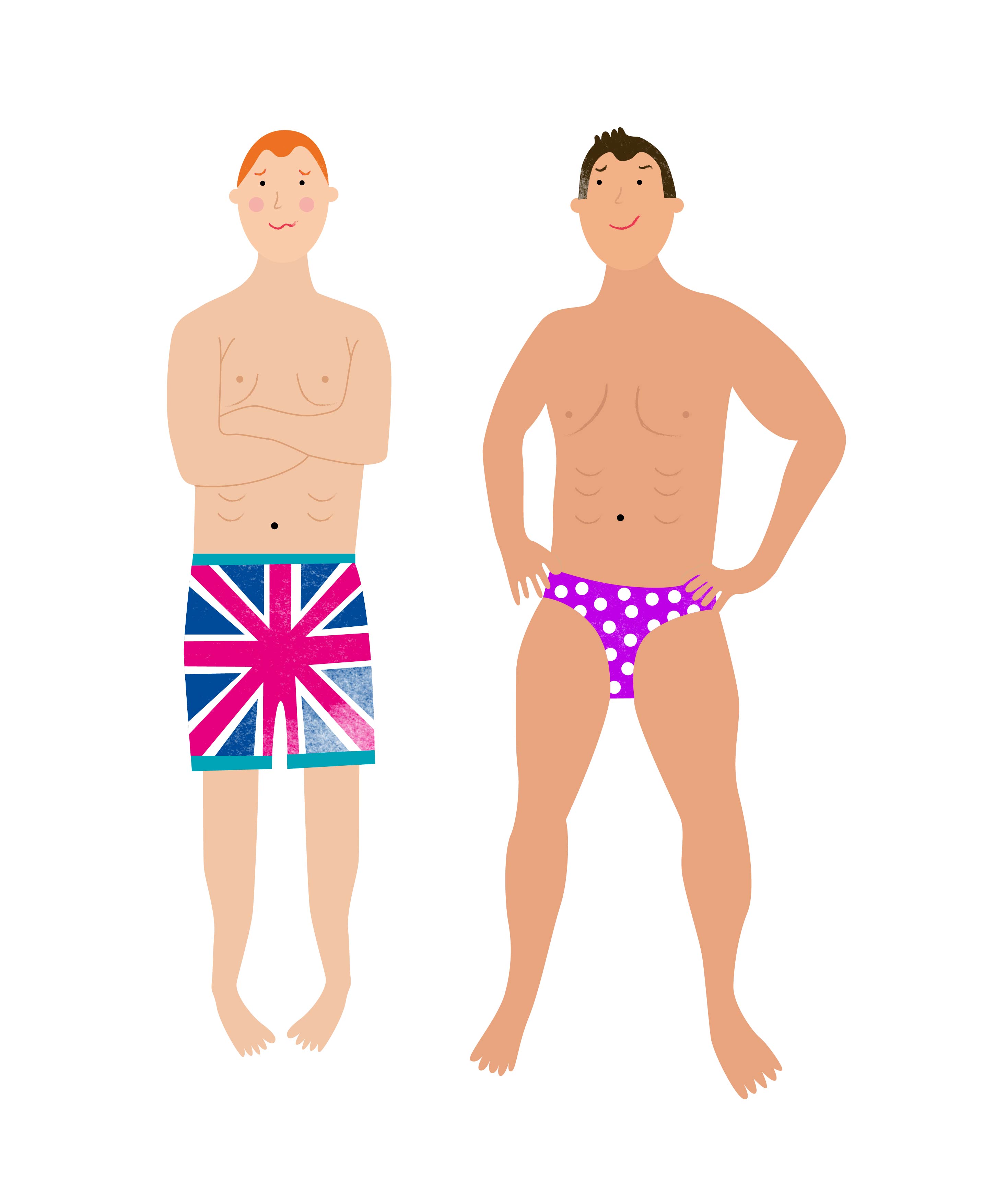 Blushing Brits on Holiday How Body Shy Dads Can Get Around